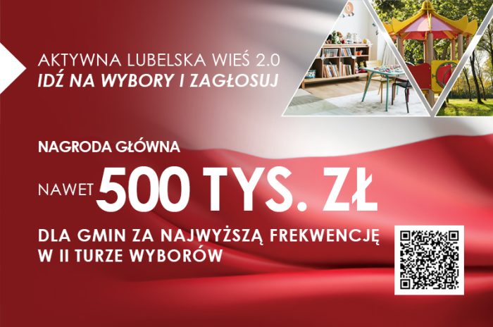 Miniaturka artykułu Konkurs profrekwencyjny „Aktywna Lubelska Wieś 2.0”